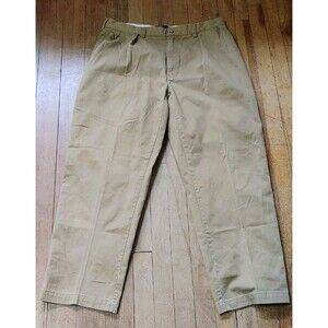 Polo Ralph Lauren Men's Andrew Pant Mens Khaki Classic Chino Pleated Size 38x30